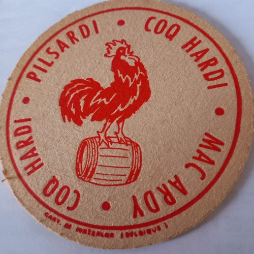 Ancien sous bock bière coq - ancien,