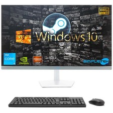 AIO ALL IN ONE I3 27" WINDOWS 10 16GB RAM 480GB GPU GT730 4GB PC GRAFIC GIOCO