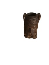 Ancien Tête De Pipe En Bois Sculpté.