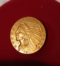 Pièce 5 dollars or tête