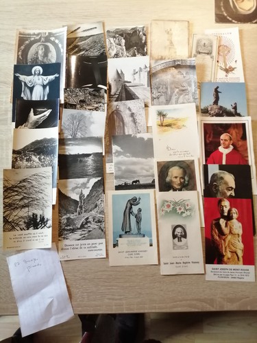 Lot images pieuses - de,