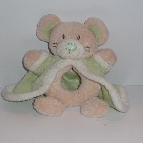 Doudou hochet souris pommette - hochet,