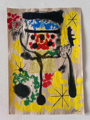 Joan miro dessin - miro, (fait