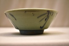 Ancien Chinois Ming Dynastie Bleu Blanc Bol Swatow Zhangzhou Ware Collectib "