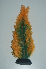 Aquarium Large Feuille Jaune & Plastique Vert Plante 13 CM Pour 40 CM