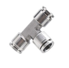 Air Pneumatique T 10mm inox 304 Raccord Rapide Connecteur Accessoires