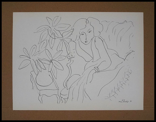 Henri matisse elégante - :,