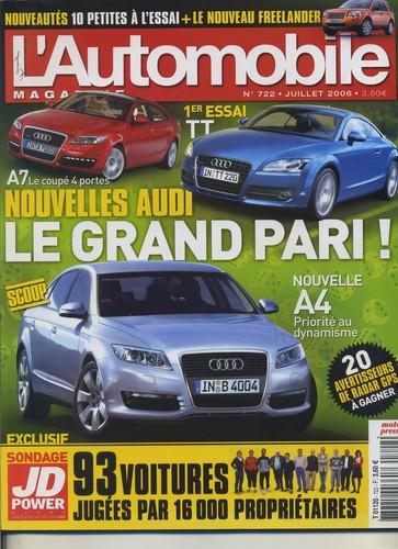 Automobile magazine 722 - l’automobile,