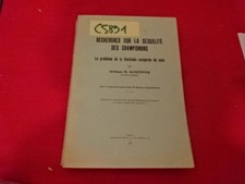 SCHOPFER (William H.) - Recherches sur la sexualité des champignons. Le problème