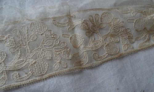 Dentelle ancienne ruban - ,