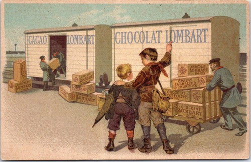 Publicite chocolat lombart - -,