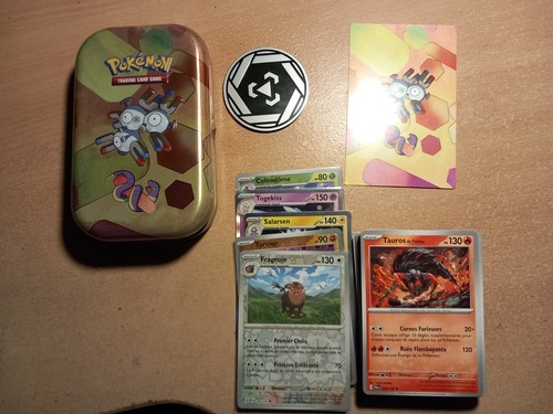 Mini tin pokémon 50 cartes - tin,