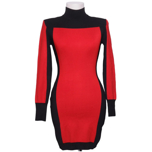 Balmain robe à col - balmain,