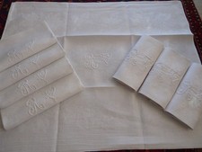 8 grandes serviettes de table