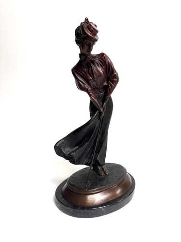 Statue bronze sur - , marbre