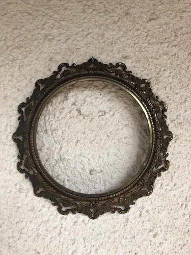 Ancien cadre photo miroir - ancien,
