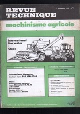 livre revue technique machinisme agricole claas international tracteur harvester