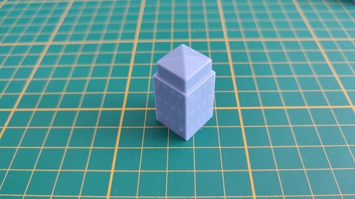 Bâtiment étages bleu - 3,