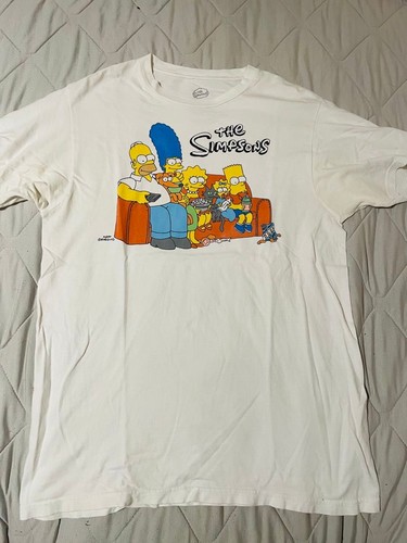 The simpsons shirt blanc - simpsons,