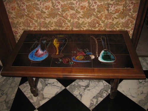 Table basse carreaux - , en