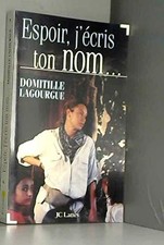 Espoir, j'écris ton nom -