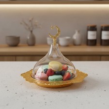 Plat à Dessert avec Cloche