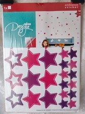 Autocollant  sticker Étoiles Enfants Filles adhésif vinyl Décoration 35 Étoiles 