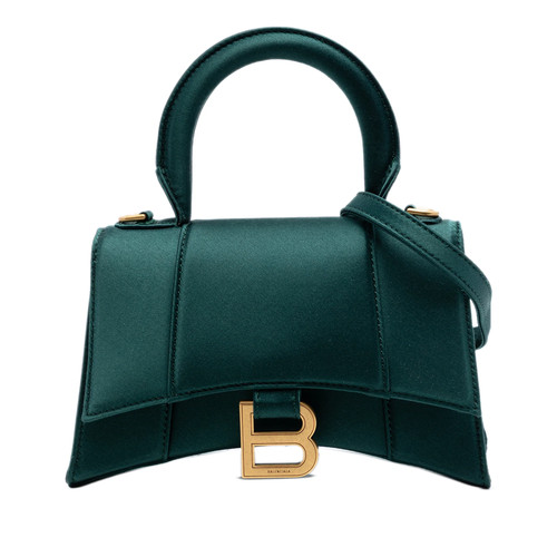 Balenciaga satin hourglass sac - satin,