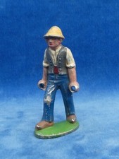 SYMPA Nice TOP ! FIGURINE ALUMINIUM - QUIRALU ? ALUDO ? - PAYSAN