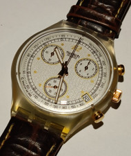 Vintage Swatch Chronograph SCK401 Crocante (1993) - Working - New battery
