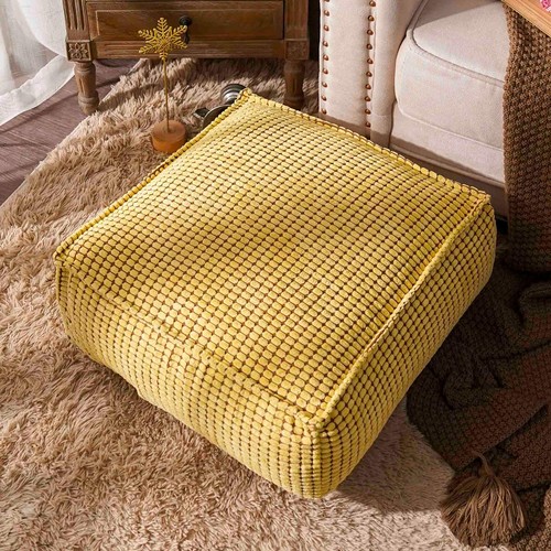 Pouf ottoman cover - ottoman, unstuffed