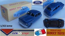 Ford Vedette 1954 bleu dinky toys france 24X restaurée boite repro 1/43