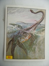 Stikers album PANINI 1992 immage Animaux Prehistorique Prehistoric Vignette n°53