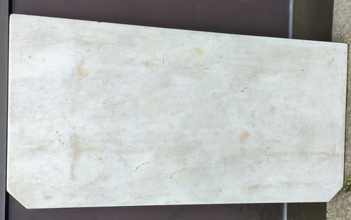 Plaque marbre blanc - de,