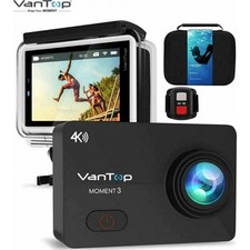 Caméra d'action VanTop Moment 3 4K Ultra HD sous-marine (avec étui) Wifi #Q