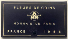 COFFRET FDC 1985 - MONNAIE DE PARIS - AVEC DEUX 100 FRANCS ARGENT - NEUF