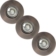 Lot de 3 spots halogènes encastrables Philips / Massive 230V - Philips