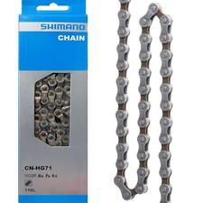 Chaîne SHIMANO CN-HG71 6/7/8 pans 116 maillons VTT vélo de course vélo électr...