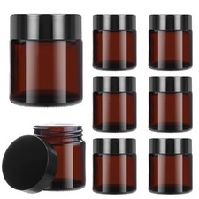 Lot de 8 Pots Vides en Verre