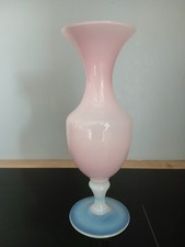 Opaline  Rose mauve vase
