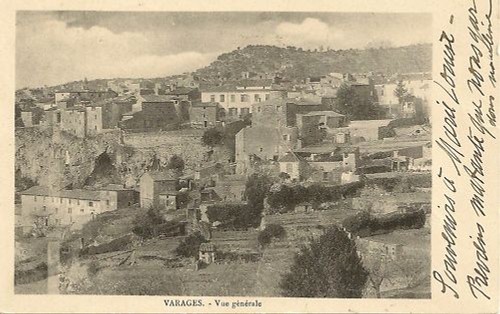 Cpa varages var - varages, vue