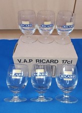 6 Verres À Pied  Ricard  Neuf Dans Leur Boîte 17 Cl