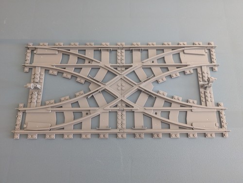 Double aiguillage rails - double, –