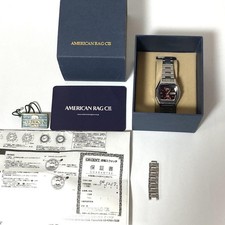 Montre automatique Orient trois étoiles cristal vin rouge acier inoxydable 21...