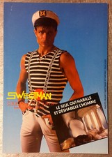 SWEETMAN vetements homme mariniére  advert pub carte postale   postcard 