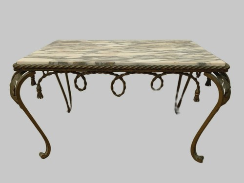 Table basse fer forgé - basse, en