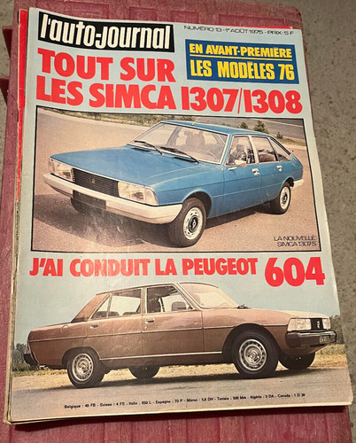 Auto journal 13 - l'auto,