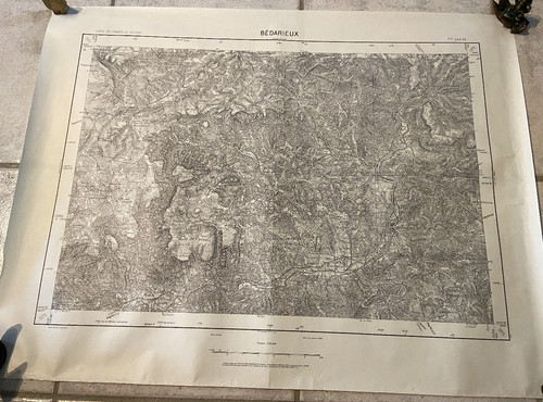 Grande carte topographique ign - topographique,