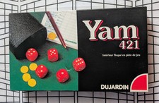 Ancien jeu de Société  YAM 421  Jeux Dujardin Vintage   Complet