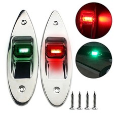 2x Rouge + Vert Marine Bateau
